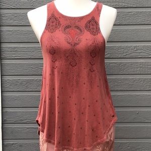 AEROPOSTALE SOFT AND SEXY BOHO RACERBACK TANK, XS